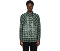 Green & Beige Wasser Shirt
