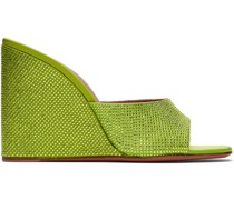 Green Lupita Wedge Sandals