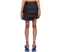 Black Puffer Miniskirt