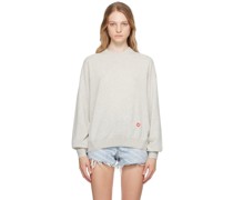 Gray Patch Sweater