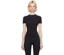 Black Cotton Jersey T-Shirt