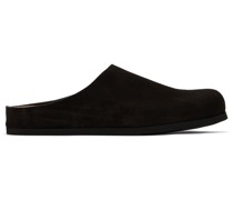 Brown Clog Slip-On Loafers