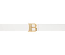 White B-Belt Belt