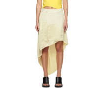Off-White Asymmetric Midi Skirt