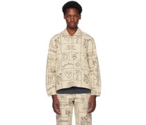 Beige 'The Timeline' Jacket