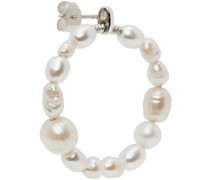 SSENSE Exclusive White Antique Pearl Earring