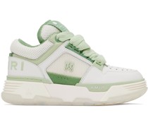 White & Green MA-1 Sneakers