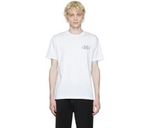 SSENSE Exclusive White Embroidered T-Shirt