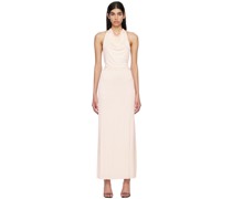 Off-White Ariel Halter Maxi Dress