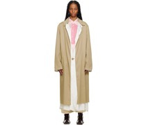 Beige Layered Coat