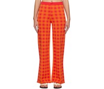 Orange Jabber Trousers