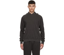 Gray Cotton Hoodie