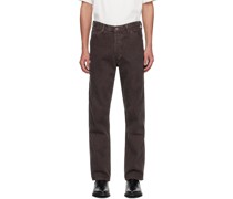 Brown Modern Painter Trousers