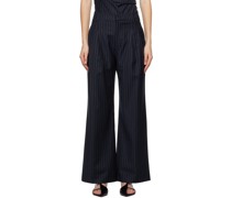 Navy Maplethorpe Trousers