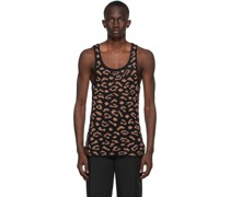 Black Cotton Tank Top