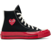 Black & Red Converse Edition PLAY Chuck 70 High-Top Sneakers