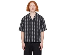 Black Embroidered Shirt