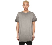 Grey Garment-Dyed One-Piece T-Shirt