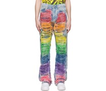 Blue ROYGBIV Signature Jeans