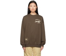 Brown Graphic Sweatshirt