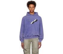 Purple Wave Line Hoodie