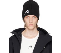 Black A-Peec Beanie