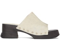 White Hannah Clogs
