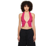 SSENSE Exclusive Pink Fully Fashioned Tank Top