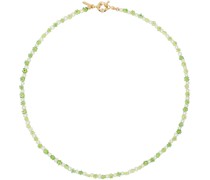 SSENSE Exclusive White & Green Corinna Necklace