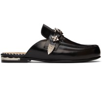 SSENSE Exclusive Black Loafer Mules