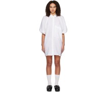 White 'The Raglan Pocket Dress' Minidress
