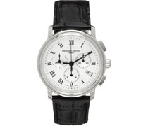 Black Quartz Chronograph Watch