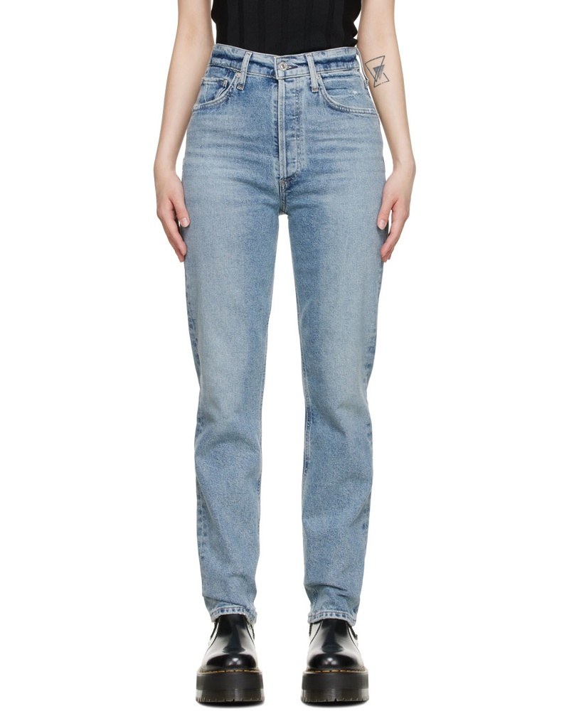Citizens of humanity Damen Blue Sabine Straight Jeans