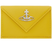 Yellow Re-Vegan Envelope Wallet