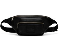 Black 'The Leather Belt Bag' Pouch