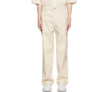 Beige Organic Cotton Ironmonger Jeans