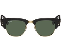 Black & Gold Mega Clubmaster Sunglasses