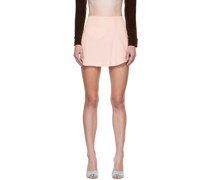 Pink High Waist Miniskirt