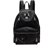 Black Biker Backpack