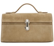 Beige Symmetry Pochette Top Handle Bag