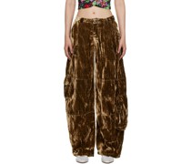 Brown Lawn Cargo Pants
