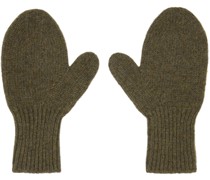 SSENSE Exclusive Brown Lilly Mittens