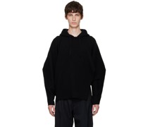 Black Asymmetric Hoodie
