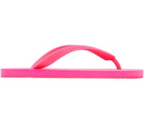 Pink Logo Flip Flops