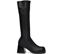 Black Hedy Mid-Calf Boots