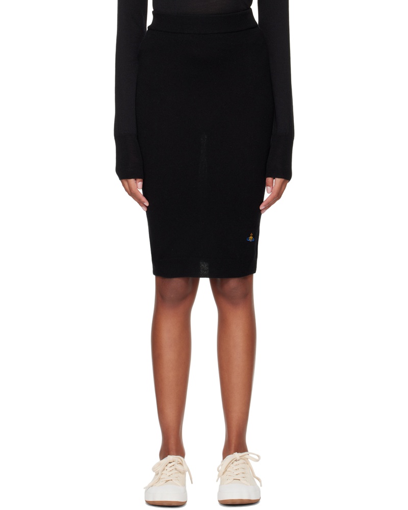 Vivienne Westwood Damen Black Bea Midi Skirt