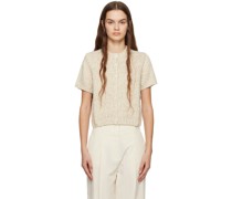 Off-White Marled Cardigan