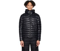 Black Hooded Down Jacket
