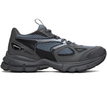 Gray & Black Marathon Runner Sneakers