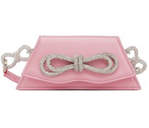 Pink Samantha Double Bow Shoulder Bag